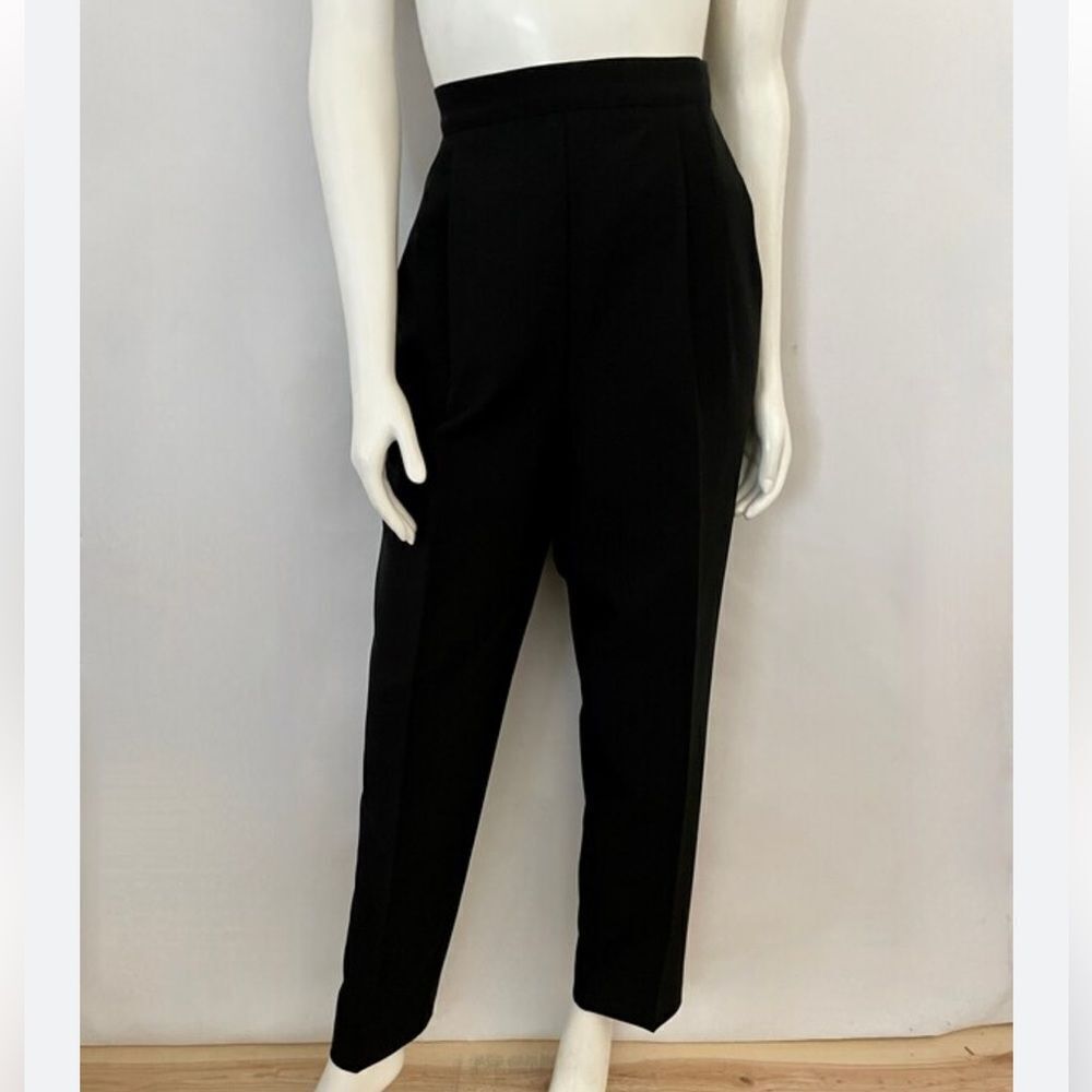 Vintage 80s Levi’s Bendover high waisted black trousers size 8 NWT